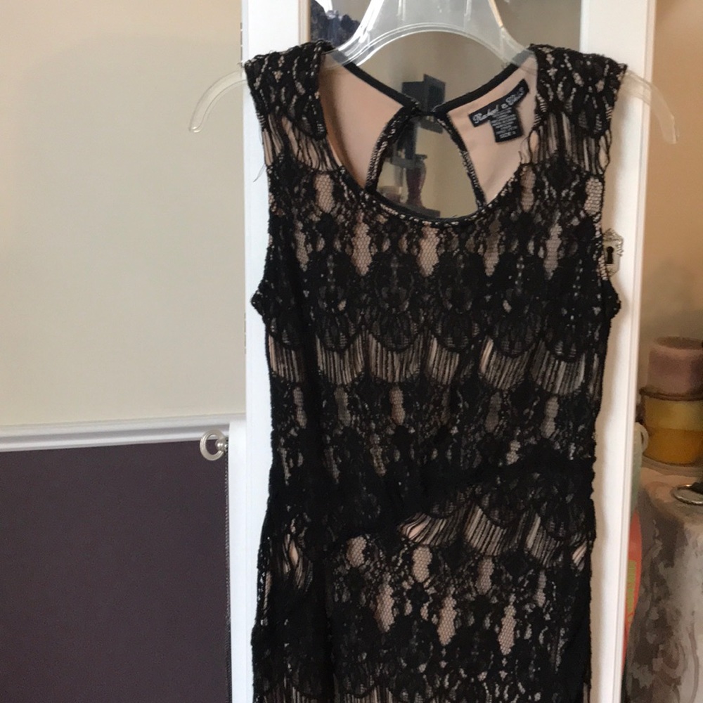 Black lace Maxi Dress sz. Small